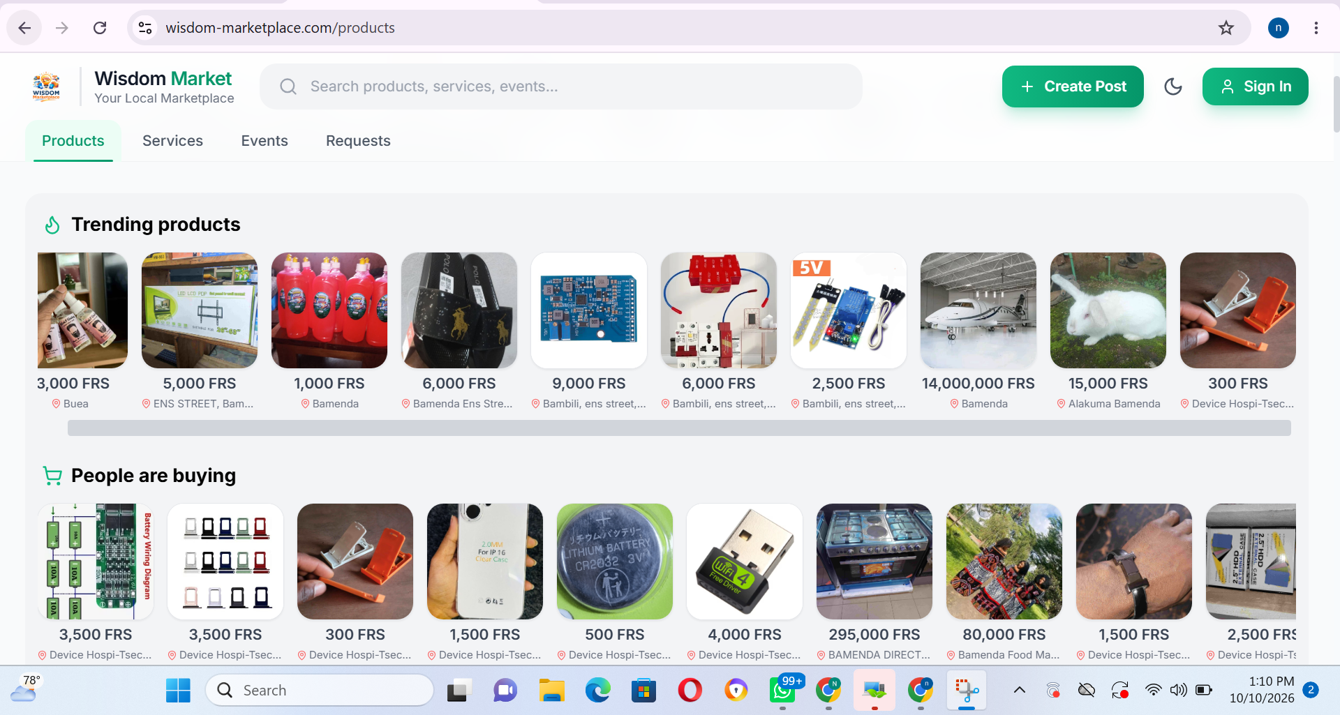 E-commerce Website Development